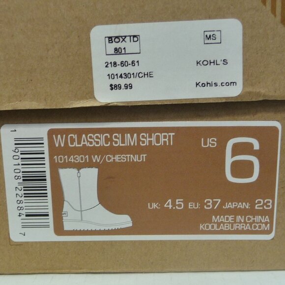 UGG KOOLABURRA SIZE 6 SLIM SHORT BOOT - Picture 5 of 15